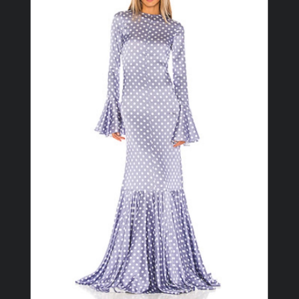 Allonia Gown in Blue - Caroline Constas